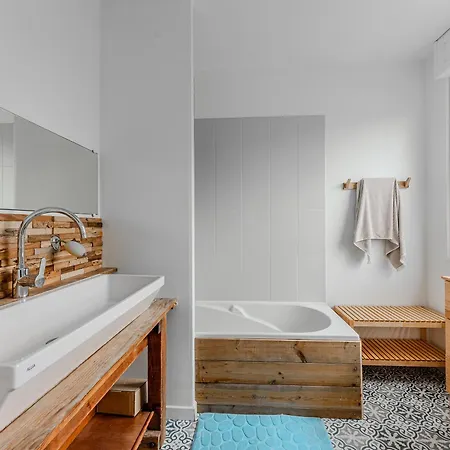 Maison Avec Jardin Clos, Proche Ocean Et Centre, Wifi, 7 Pers, Clim, Plancha, Non-fumeur - Fr-1-521-101 度假居 比斯卡罗斯海滩