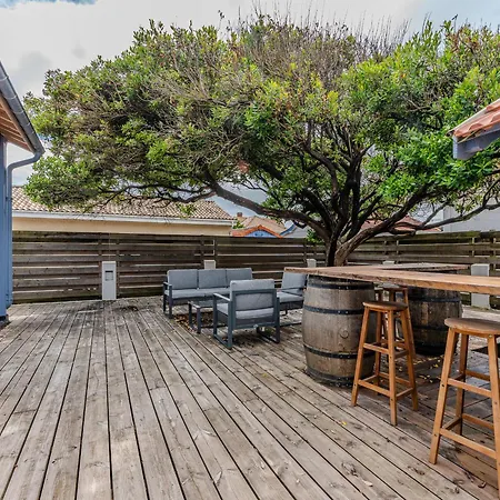 Maison Avec Jardin Clos, Proche Ocean Et Centre, Wifi, 7 Pers, Clim, Plancha, Non-fumeur - Fr-1-521-101 Ferienhaus *