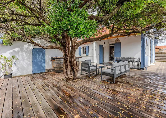 Maison Avec Jardin Clos, Proche Ocean Et Centre, Wifi, 7 Pers, Clim, Plancha, Non-fumeur - Fr-1-521-101 Feriehus