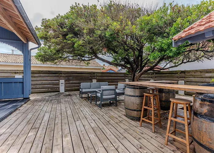 Maison Avec Jardin Clos, Proche Ocean Et Centre, Wifi, 7 Pers, Clim, Plancha, Non-fumeur - Fr-1-521-101 Vakantiehuis