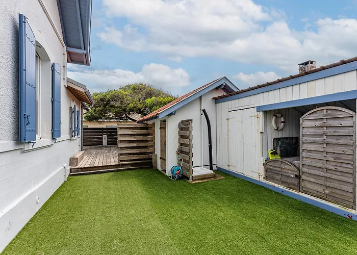 Feriehus Maison Avec Jardin Clos, Proche Ocean Et Centre, Wifi, 7 Pers, Clim, Plancha, Non-fumeur - Fr-1-521-101 *